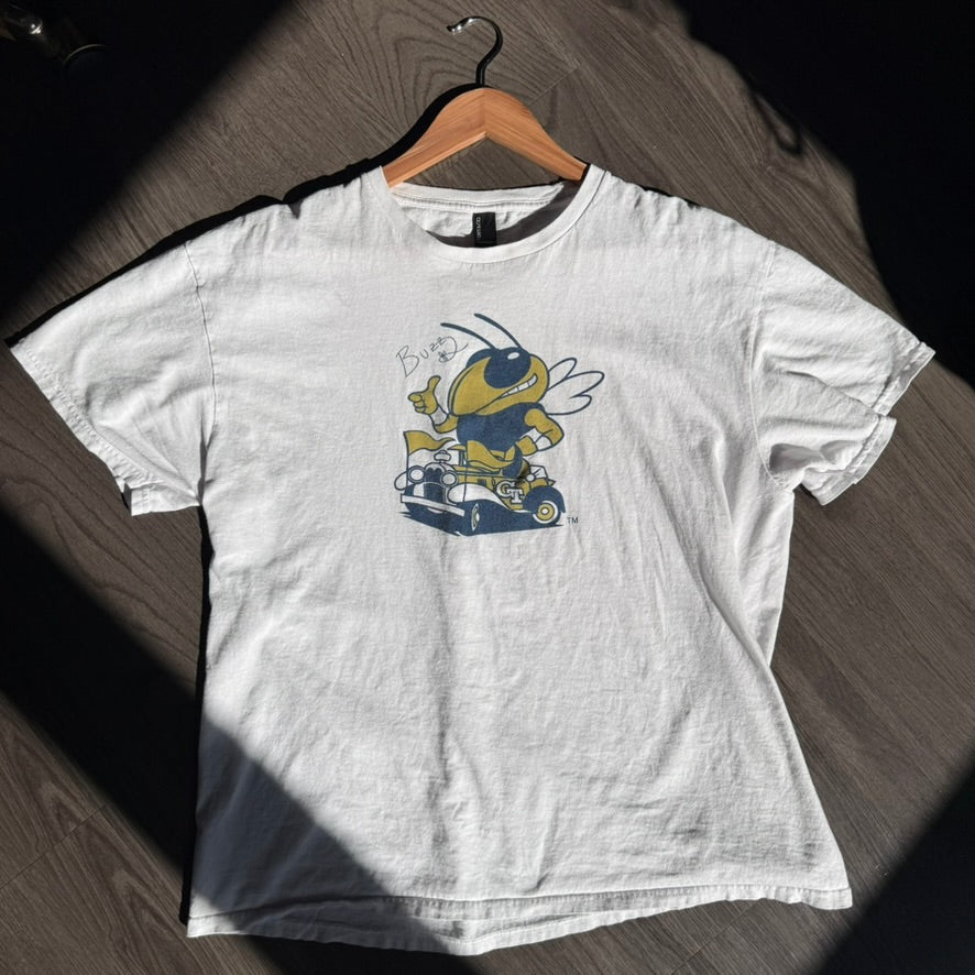 Georgia Tech Yellow Jackets “Buzz” mascot T-shirt, Easy Cotton XL