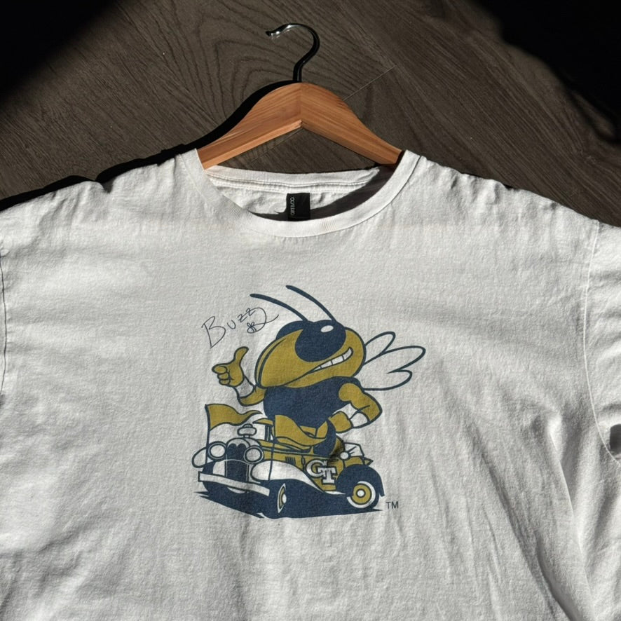 Georgia Tech Yellow Jackets “Buzz” mascot T-shirt, Easy Cotton XL