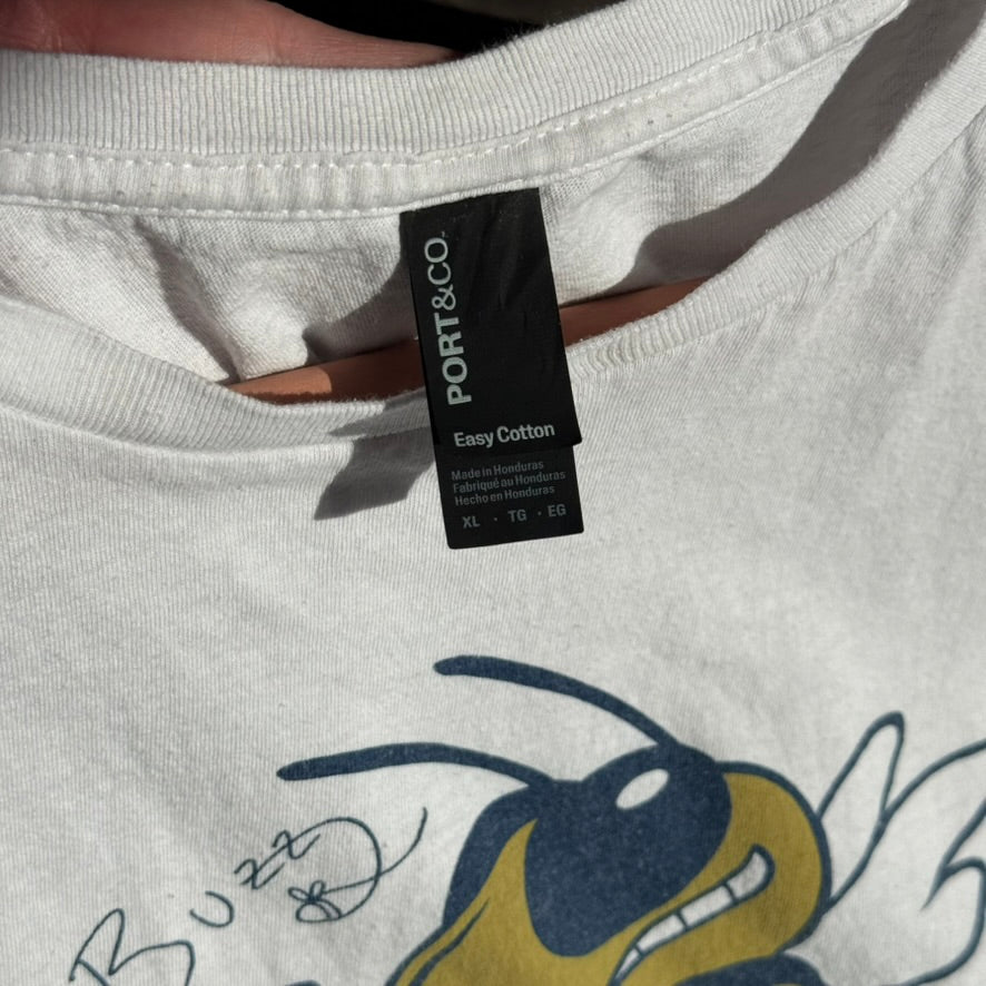 Georgia Tech Yellow Jackets “Buzz” mascot T-shirt, Easy Cotton XL
